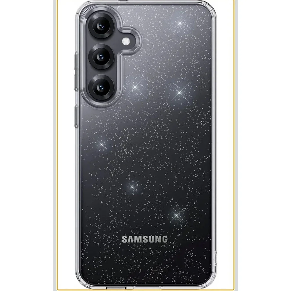 CASEKOO Genuine Official for Samsung Galaxy S25 Case Glitter Clear 6.2